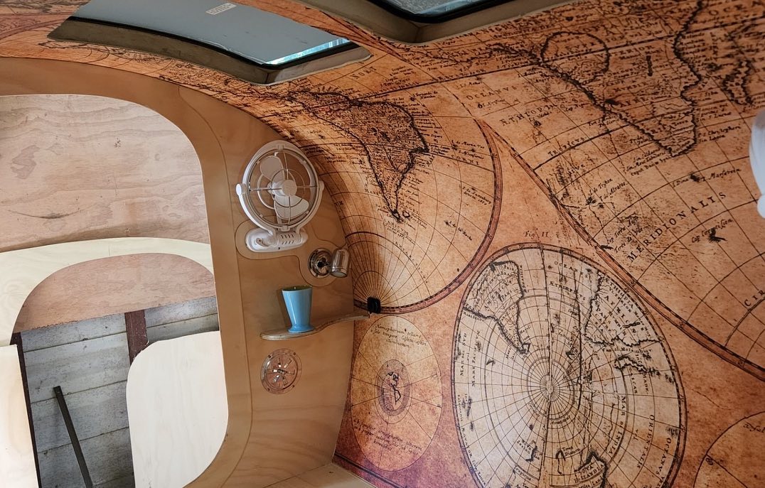 Austral Hoop Pine Plywood for a caravan interior